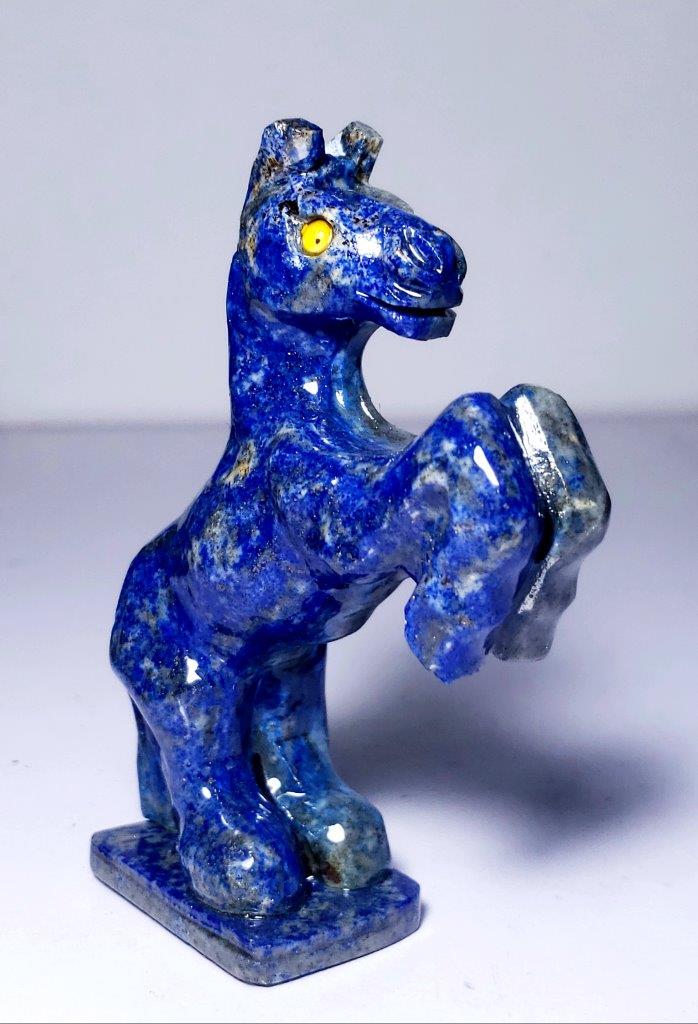Home DeCor Lapis Lazuli Horse - 185.3 Grams (1 of 5)