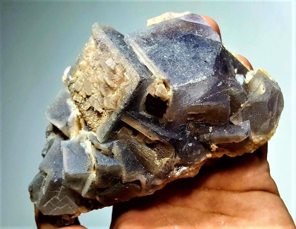 Fluorite Phantom Cubic Undamaged - 672.1 Grams (1 of 3)