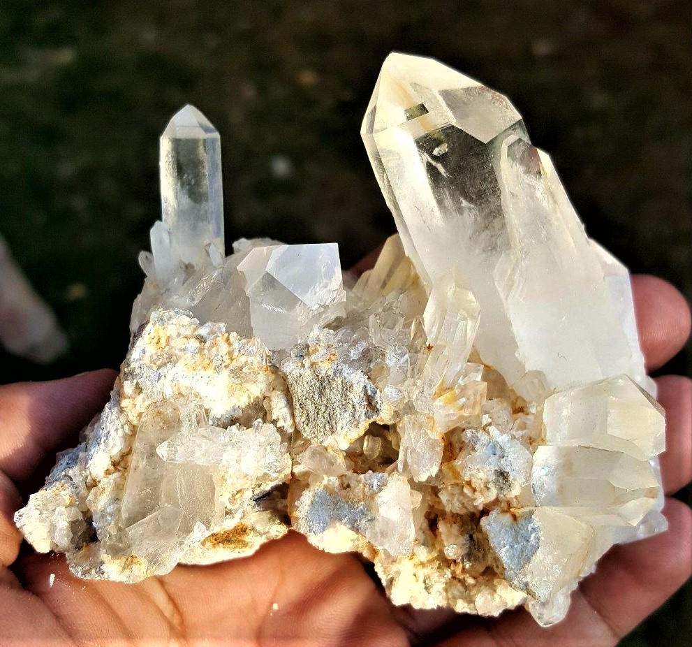Terminated Quartz Crystals Cluster Healing - 272.7 (1 of 3)