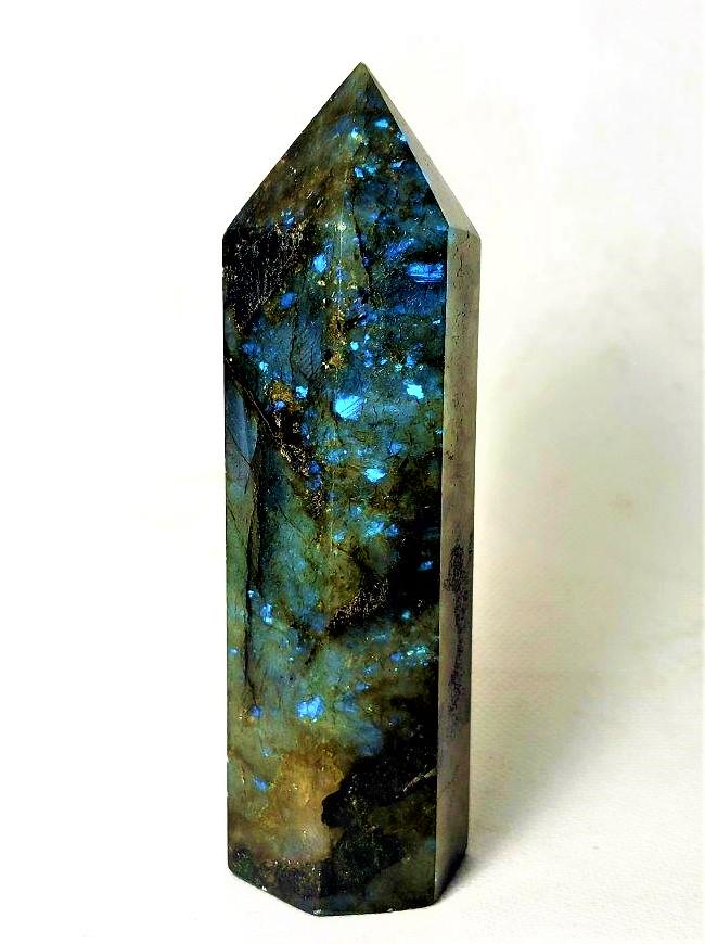 Polished Fire Labradorite Tower - 287 Grams (1 of 3)
