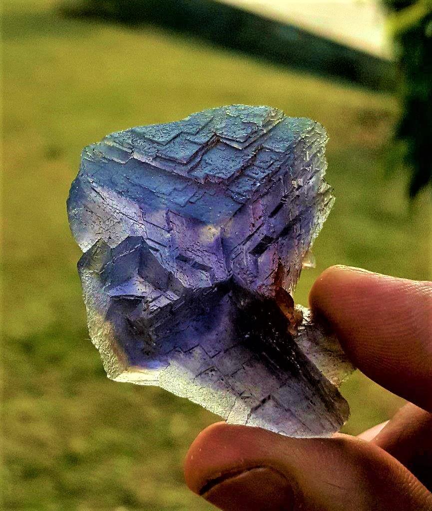 Purple Fluorite Crystal - 28.8 Grams (1 of 3)