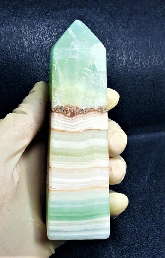 Pistachio Calcite Point Tower - 390 Grams (1 of 2)