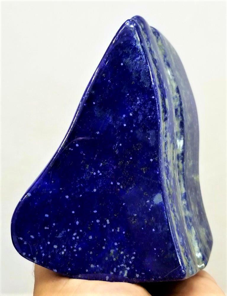 915 Grams Afghan Lapis Lazuli Decorative Tumble: 915 Grams Supreme Quality Hand Made Afghan Lapis Lazuli Decorative TumbleShipping Rate: $70.00 .shipping rates are determined by Parcel weight and destination.Combined shipping: We offer combine shipp