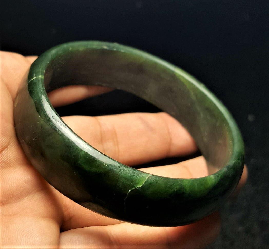 Nephrite Jade Healing Bangle (1 of 2)