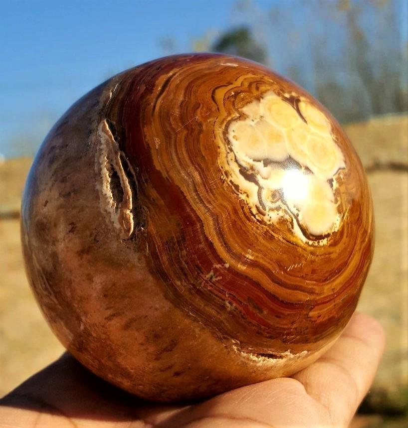 Mix Calcite Healing Sphere - 750 Grams (1 of 5)