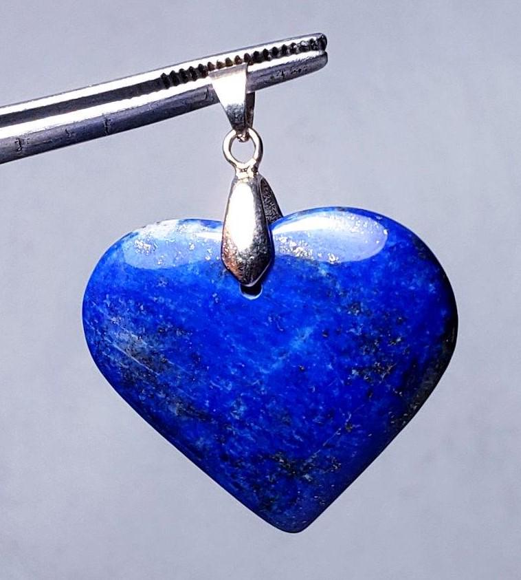 Sterling Silver Lapis Lazuli Pendant: Sterling Silver Lapis Lazuli Pendant - 24X26X8 mm Shipping: $23.00. Shipping rates are determined by Parcel weight and destination.