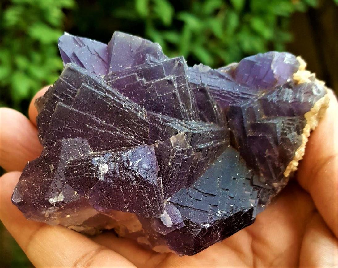 Deep Purple Fluorite Mountainse - 305 Grams (1 of 4)
