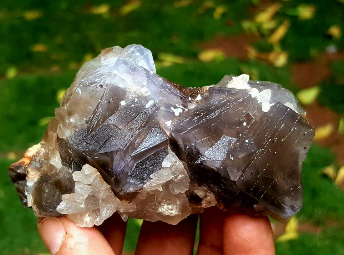 FLUORITE (FLUORSPAR) CUBE SPECIMEN - 177.1 Grams (1 of 2)