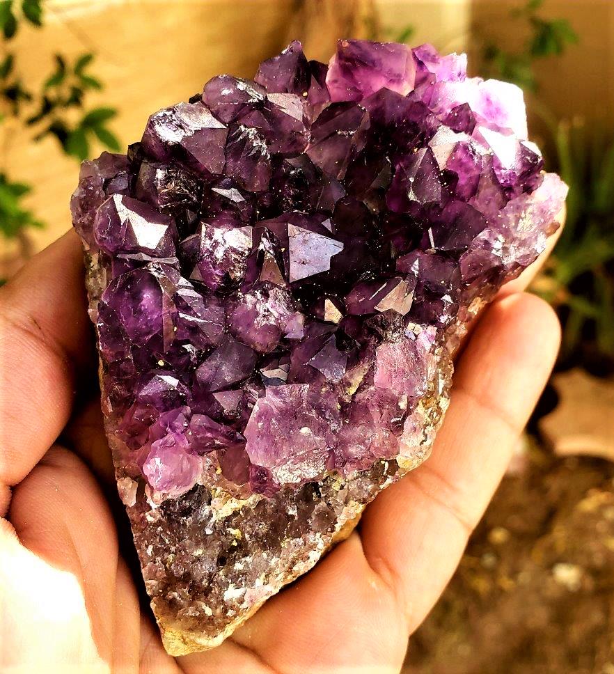 Amethyst Crystals Cluster SpeCimen - 274.2 Grams (1 of 3)