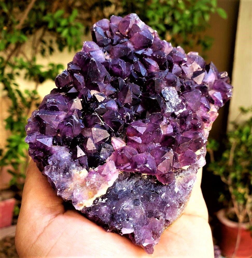Amethyst Crystals Cluster SpeCimen - 518.7 Grams (1 of 4)