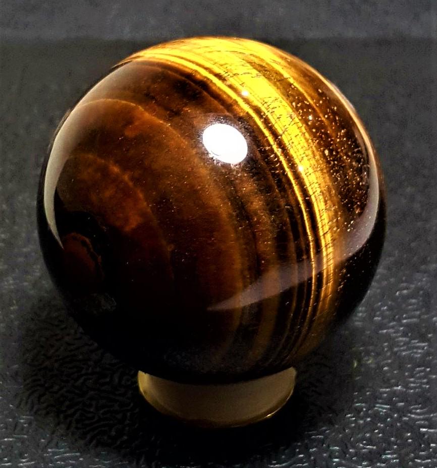 Tiger Eye Polished Sphere - 260 Grams (1 of 2)