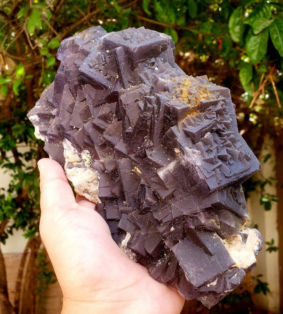 Cubic Fluorite Undamaged Specimen - 3200 Grams (1 of 4)