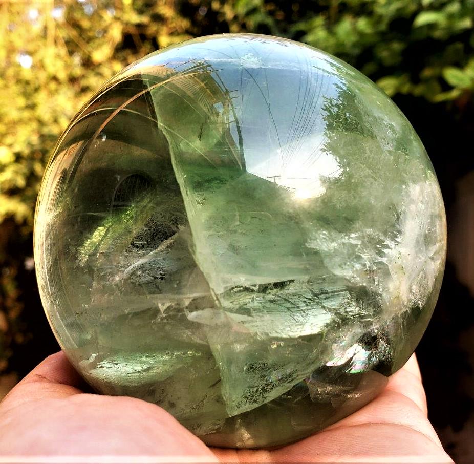 Fluorite Sphere 1300 Grams (1 of 4)