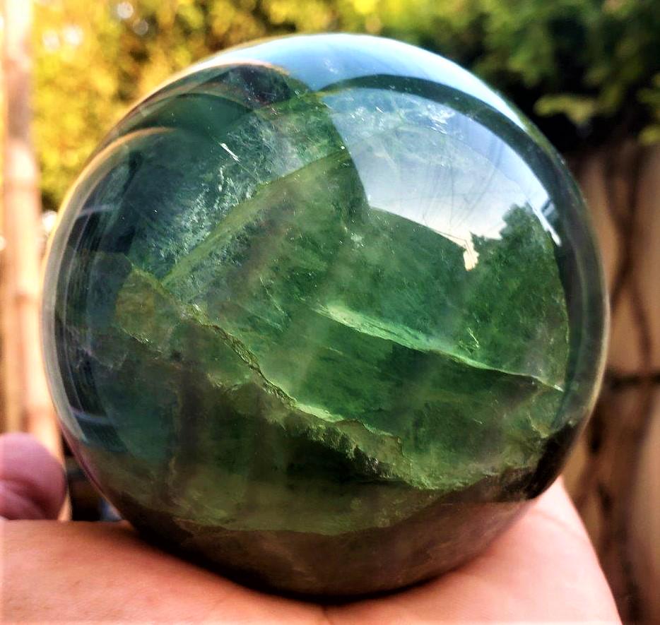 Fluorite Sphere 1200 Grams (1 of 5)
