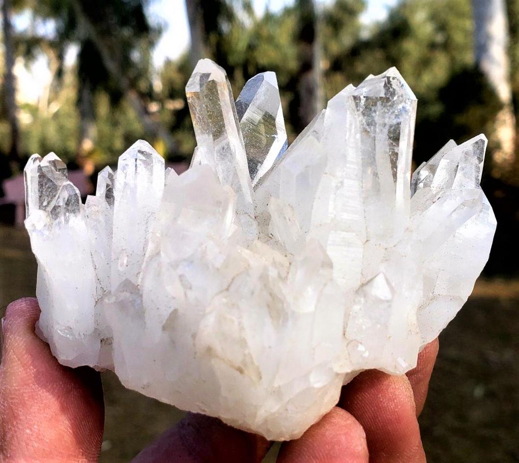 Clear Quartz Crystals Cluster - 197 Grams (1 of 4)