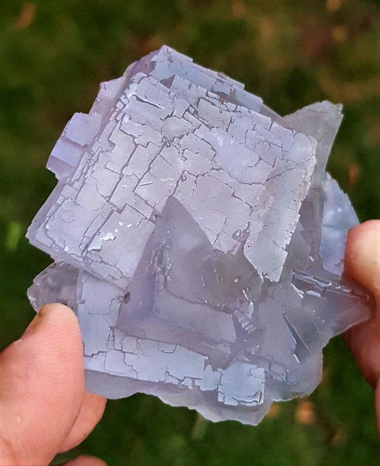 Cubic Fluorite Crystal - 101 Grams (1 of 3)