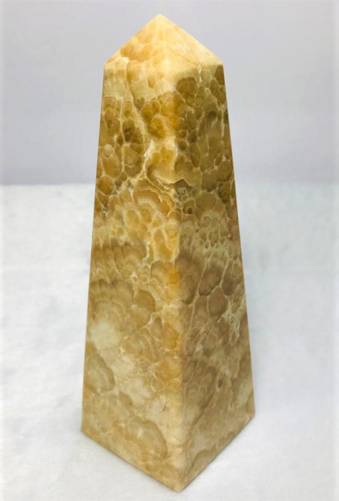 Hand Made Choclate Calcite point tower - 629.7G (1 of 3)
