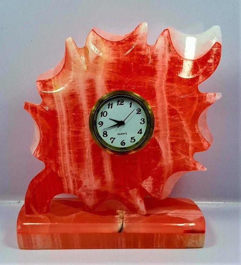 Orange Onix Table Clock - 449.5 Grams (1 of 4)