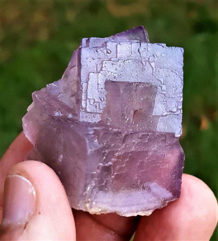 Cubic Fluorite With Dogtooth - 50 Grams (1 of 2)