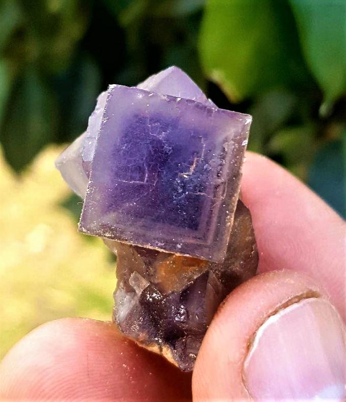 Natural Fluorite Cube- 18.4 Grams (1 of 2)