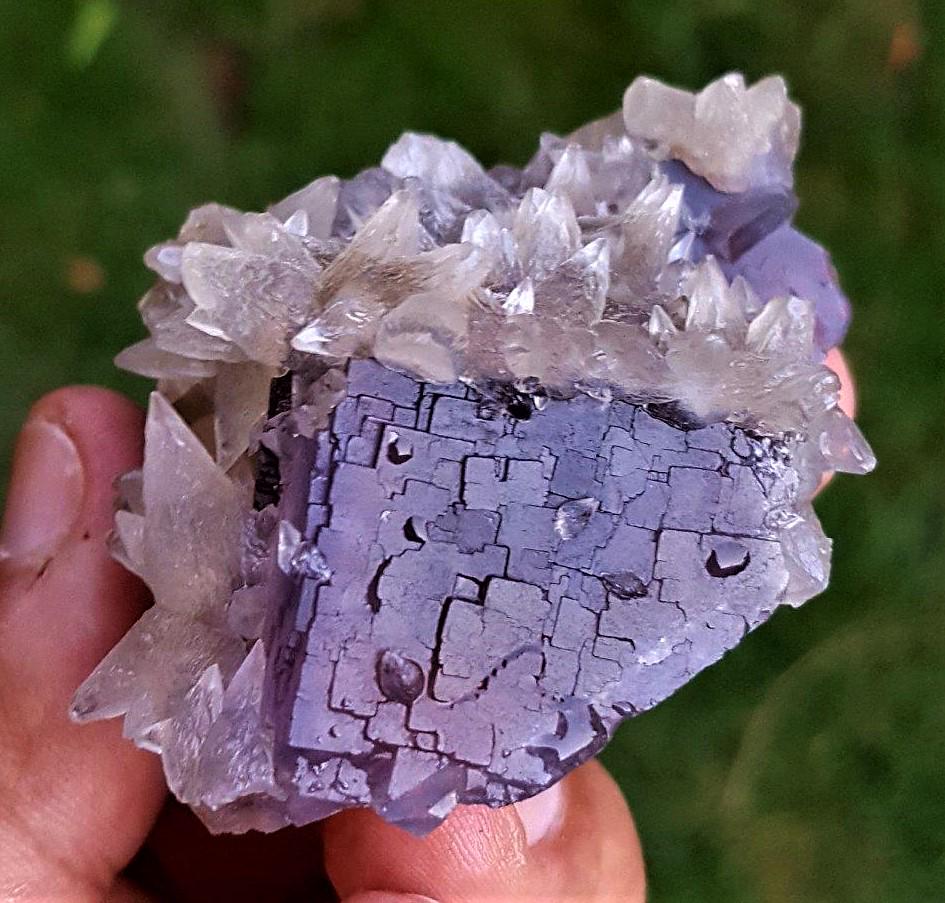 Dogtooth Mineral With Fluorite - 110 Grams (1 of 2)