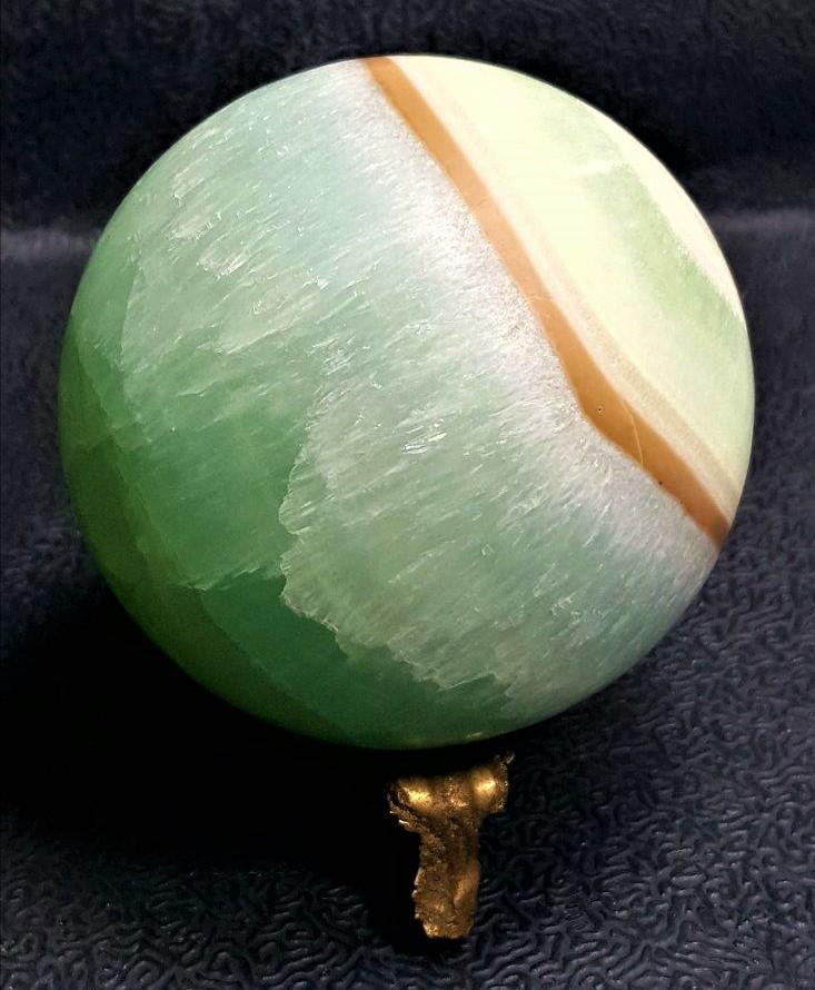 Top Quality Pistachio Calcite Sphere - 538 Grams (1 of 6)