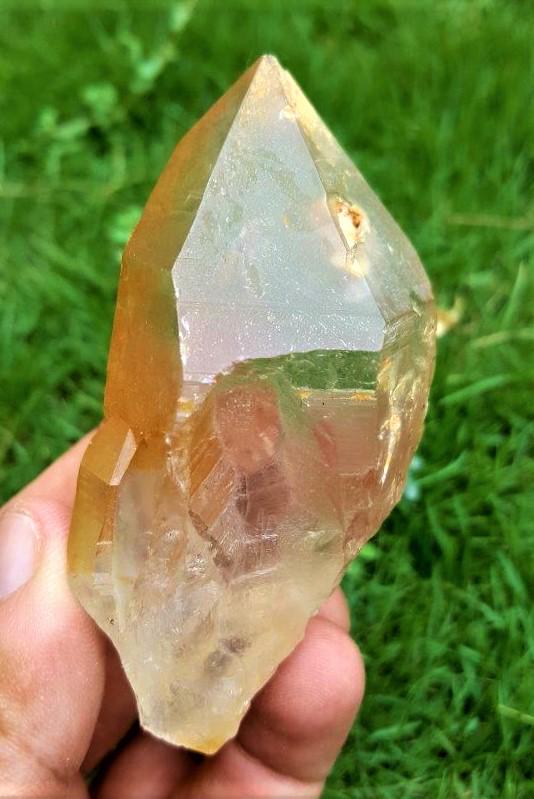 Golden Quartz Crystal - 134 Grams (1 of 3)