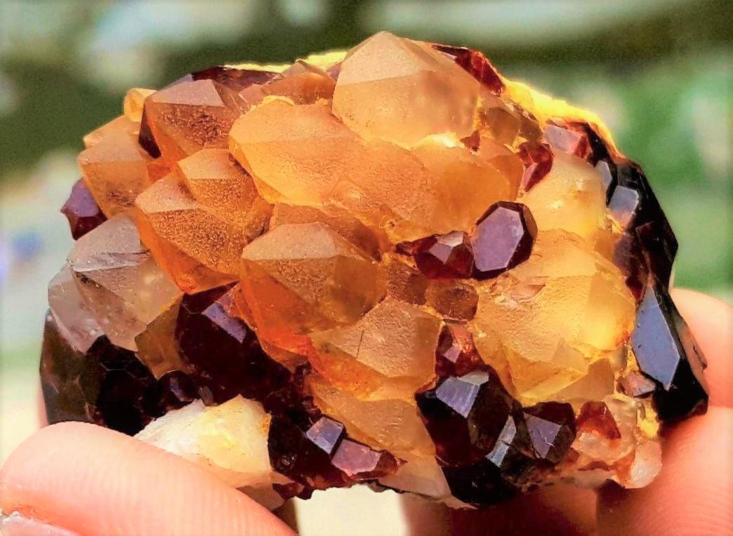 Quartz With Garnet Cluster - 67.4 Grams (1 of 4)
