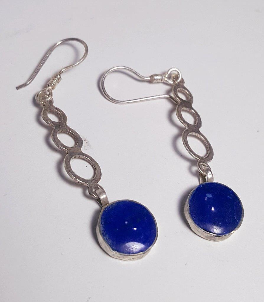Lapis Lazuli Earring: Lapis Lazuli Earring, Handcrafted Earring, Gemstone Earring , Girl Earrings Shipping: $23.00. Shipping rates are determined by Parcel weight and destination.
