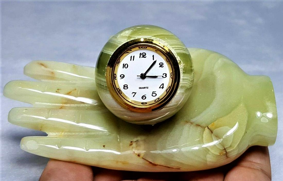 Natural Onyx Clock Stone - 375 Grams (1 of 2)