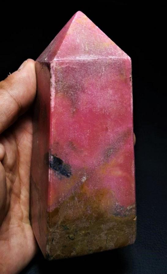 691 Polished Pink Rhodonite Tower  Point (1 of 3)