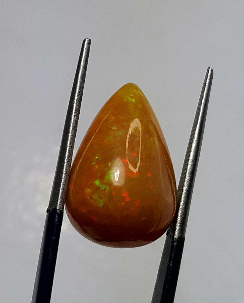 Pear Shape Fire Opal - 8.20 Carats (1 of 4)