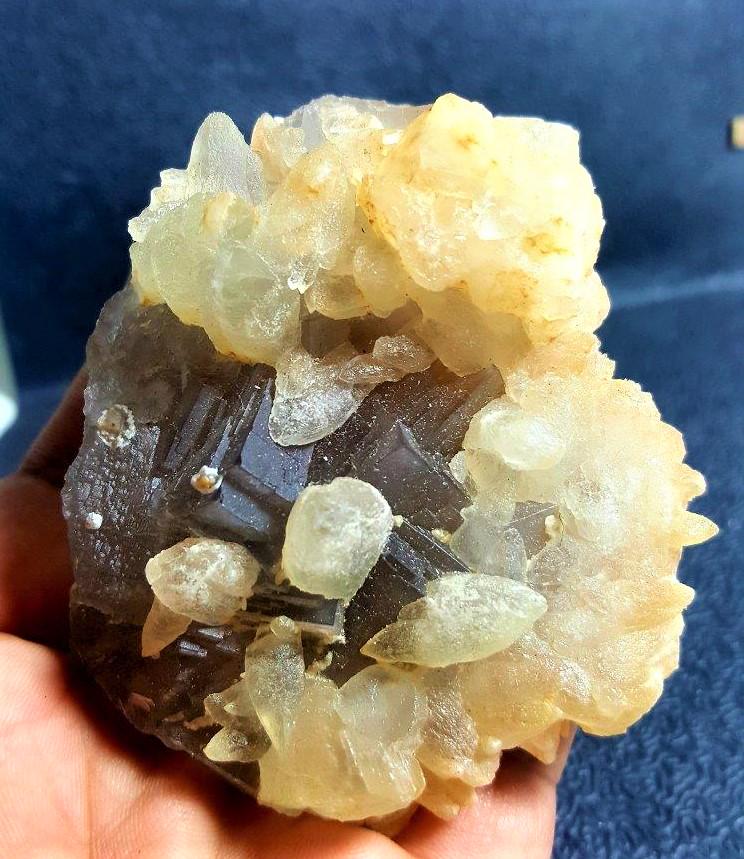 Dogtooth Calcite With Fluorite - 196.90 Grams (1 of 2)