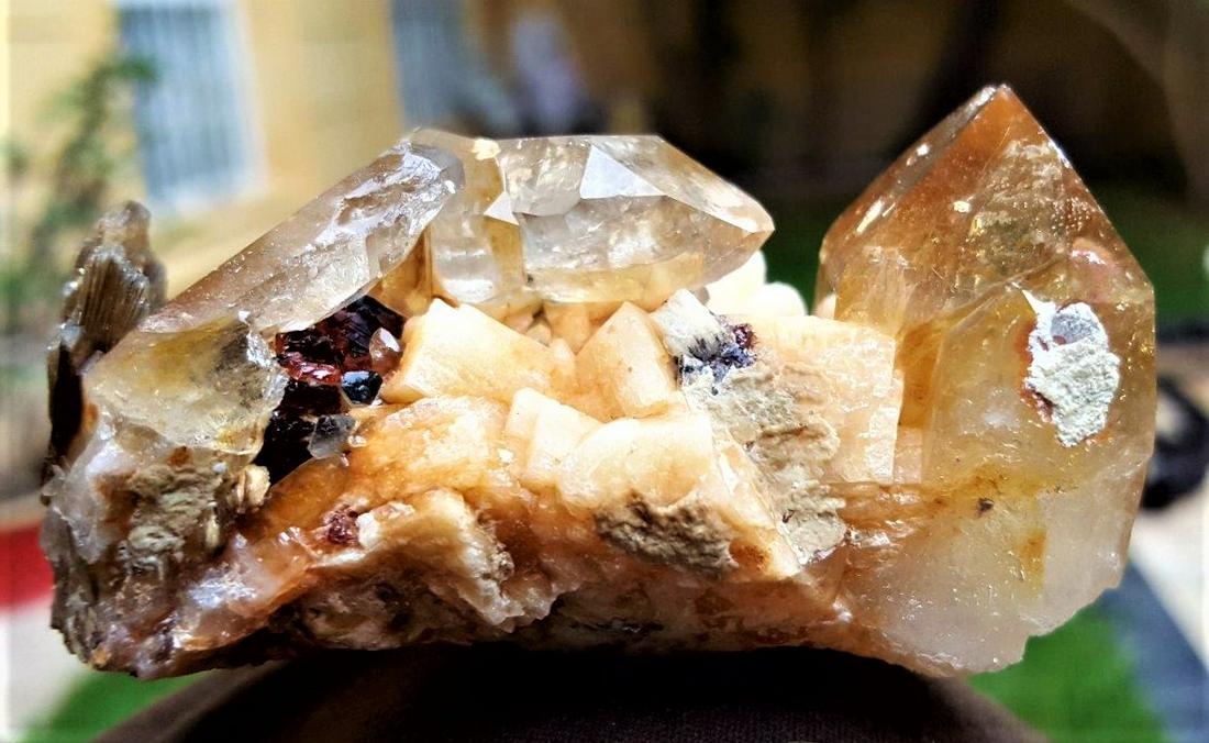 Beautiful Garnet With Quartz Mineral - 117 Grams (1 of 4)