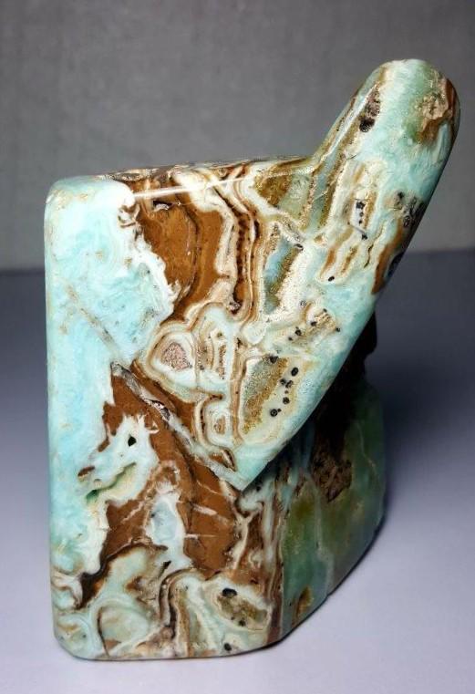 857 Grams Naturally itched Fluorescent Calcite Tumble (1 of 8)