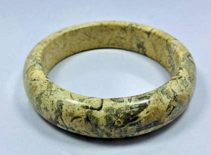 Jasper beautiful hand bangle off white mix color - 73G: Jasper beautiful hand bangle off white mix color - 80mm - 73G Shipping: $23.00. Shipping rates are determined by Parcel weight and destination.