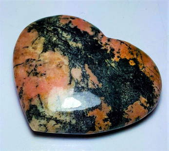 Rhodonite Heart: Rhodonite Heart Shipping: $23.00. Shipping rates are determined by Parcel weight and destination.