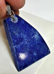 Lapis Pendant in Silver: Lapis Pendant in Silver Shipping: $23.00. Shipping rates are determined by Parcel weight and destination.