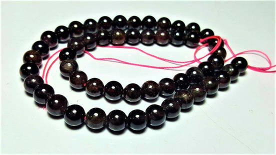 Polished Garnet Beaded Necklace: Polished Garnet Beaded Necklace Shipping: $23.00. Shipping rates are determined by Parcel weight and destination.