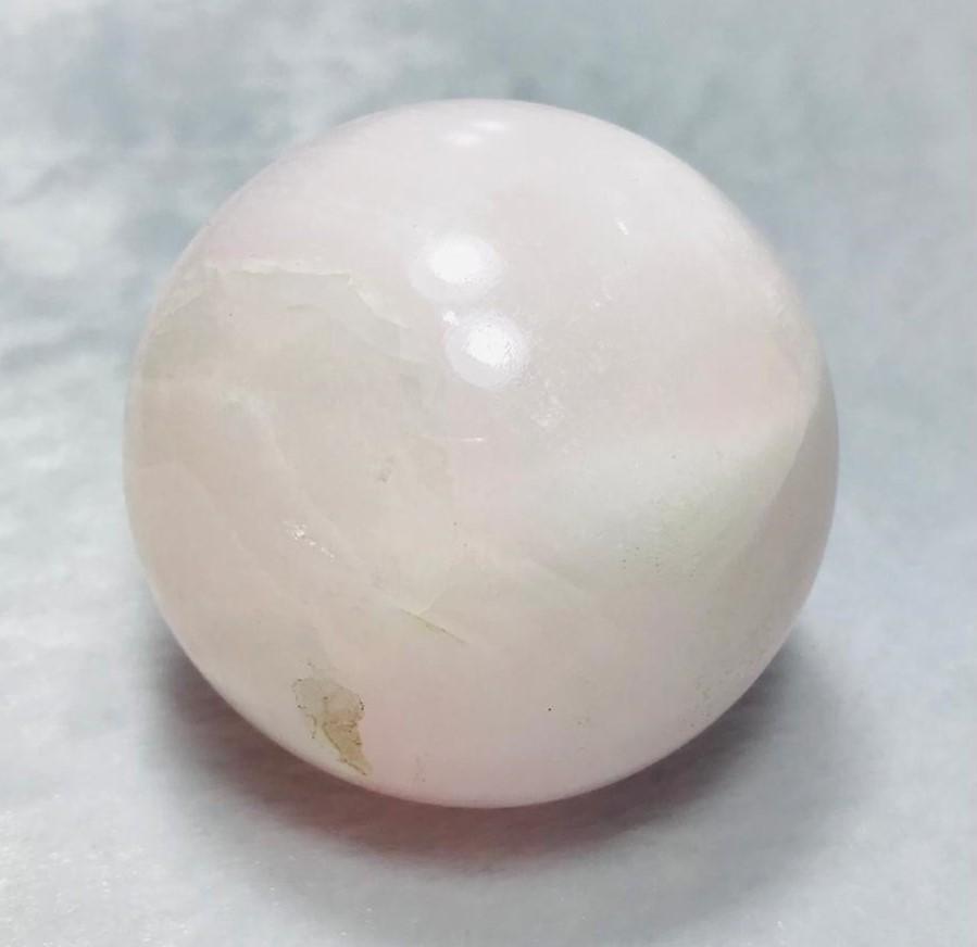 Pinkish Calcite Sphere - 328.2 Grams (1 of 6)