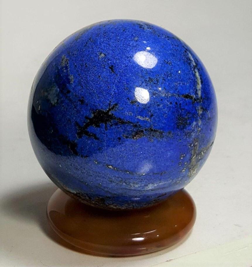 Amazing Lapis Lauzli Pyrite Sphere - 356 Grams (1 of 3)