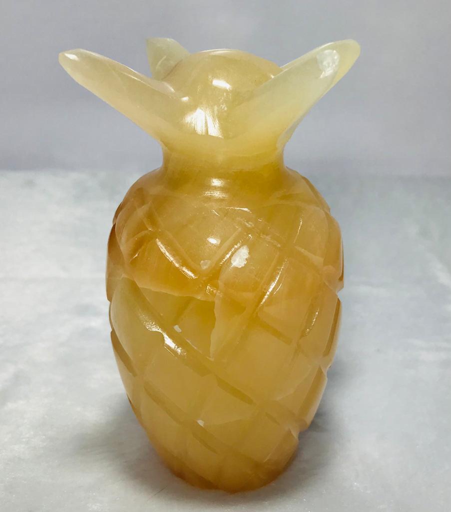 Decorative calcite stone piece of pineapple - 462.8G (1 of 3)