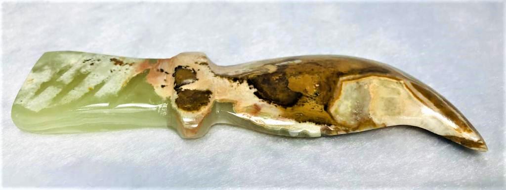 Onyx green multi shade knife - 53.8G (1 of 4)
