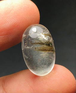 Lovely Rutiled Quartz Cabochon -11.35 Carats: Lovely Rutiled Quartz Cabochon -11.35 Carats Shipping: $23.00. Shipping rates are determined by Parcel weight and destination.