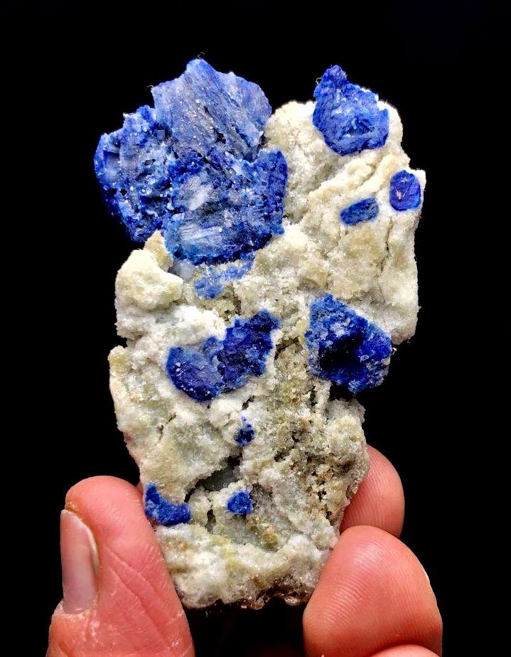 46.2 Grams Natural Blue Lazurite Crystals With Pyrite (1 of 4)