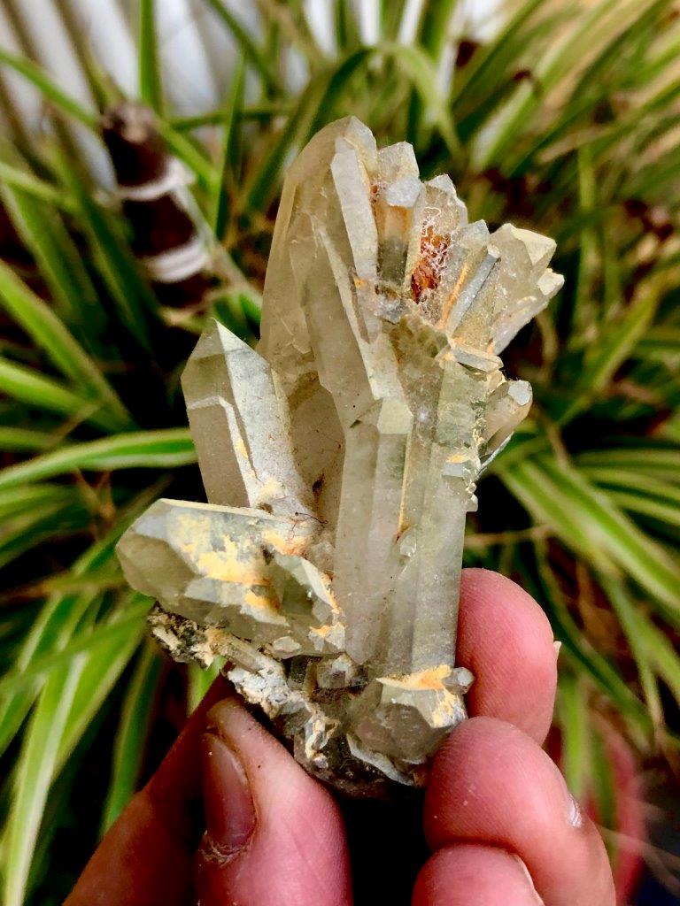 Chlorine Quartz Natural Bunch - 62 Grams: Chlorine Quartz Natural Bunch - 62 Grams - 72X37X34 mm Shipping: $23.00. Shipping rates are determined by Parcel weight and destination.