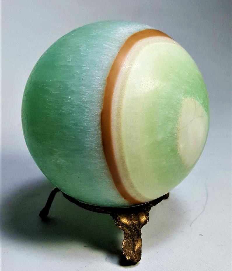 Pistachio Calcite Sphere - 485 Grams (1 of 6)