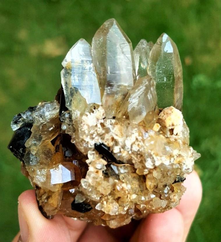Quartz With Black Tourmaline and Mica - 125 Grams (1 of 4)