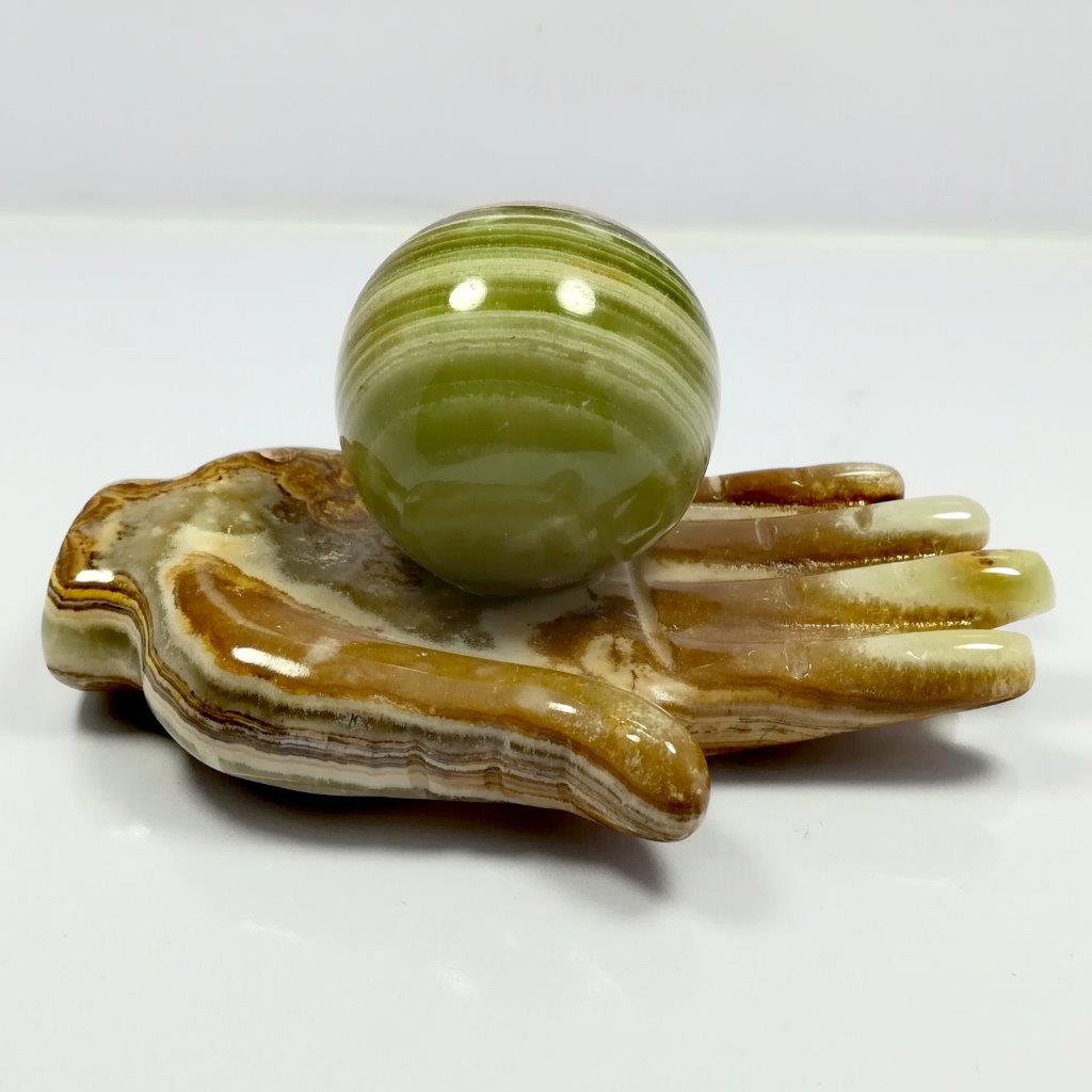 Onyx With Choclate Layets Hand clock - 234.2 Grams (1 of 2)