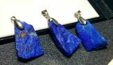 Lapis lazuli jewelry, Raw Pendants